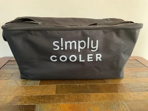Simply Southern Collapsible Cooler Black 21" x 8" Zipper Closure - Picture 1 of 9