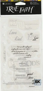 Vintage Sticko Wahrer Glaube Gottes Liebe Thema 62369 SCHNELLER KOSTENLOSER Versand! LETZTER! - Bild 1 von 1