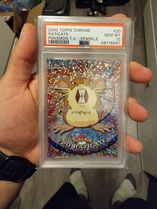 Pokemon Topps Chrome Sparkle Raticate PSA 10 - Bild 1 von 2