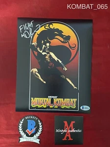 ¡FOTO FIRMADA DANIEL PESINA AUTOGRAFIADA 8x10! ¡MORTAL KOMBAT! ¡BECKETT! ¡ESCORPIÓN! - Imagen 1 de 1