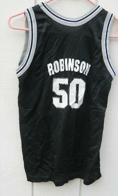 CAMISETA DE BALONCESTO DE SAN ANTONIO SPURS DAVID ROBINSON # 50 TALLA JUVENIL GRANDE (14-16) Foto 1 de 4