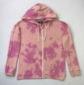 Women's Volcom Lightweight Zip Up Tie Dye Hooded Jacket - Picture 1 of 3