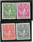 St.  Lucia Queen Victoria Scott  ##  135-143    MNH