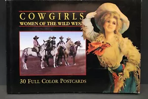 COWGIRLS : WOMEN OF THE WILD WEST 30 Postcards By Zon International Publishing - Foto 1 di 5