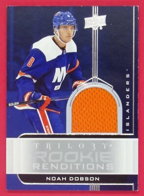 2019-20 Trilogy Noah Dobson Rookie Renditions Jersey Silver #RR38 Islanders - Image 1 of 2