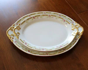 Piatti antichi porcellana francese Limoges di William Guerin 1891-1900 SPEDIZIONE GRATUITA! - Foto 1 di 10