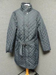Maine Quilted Belted Coat Navy UK 18 RRP £70 LN022 AB 02 - Picture 1 of 5