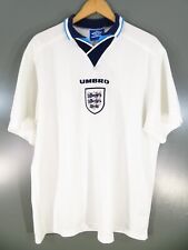 Umbro - England Football Shirt - 1995-97 - White - Size XL