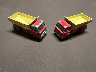 (2) Matchbox No. Camión de esparcimiento de grano 70 vintage fundido a presión por Lesney 1966 Foto 1 de 4