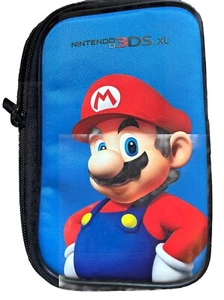 Nintendo 3DA XL Super Mario Bros Portable Video Game Case Blue - Picture 1 of 11