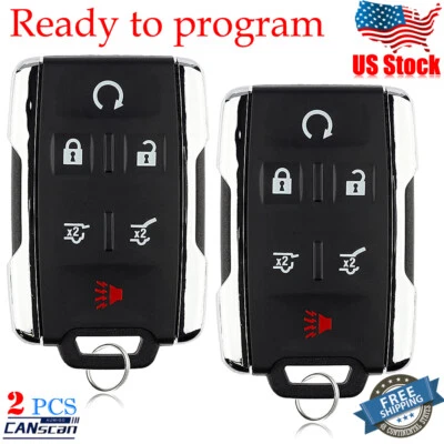 2 para Chevrolet Suburban Tahoe 2015 2016 2017 2018 2019 2020 mando a distancia llavero coche Foto 1 de 4