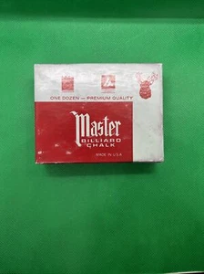 1 CAJA (11,5 Piezas) NUEVO PAQUETE DE TIZA MAESTRA AZUL - TIZA DE BILLAR Y BILLAR - Imagen 1 de 2