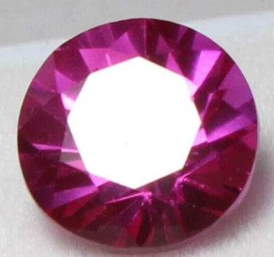 Natural Certified RARE Utah Red Beryl Bixbite 8x8 mm Unheated AAA+ Gemstones - Image 1 of 4