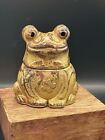 Vintage Japan Incense Holder Otagiri MCI Stoneware Ceramic Frog
