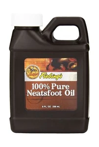 Fiebing's 100% Pure Neatsfoot Oil Natural Leather Preservative -  8 oz - Picture 1 of 2