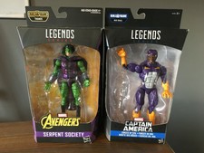 Hasbro Marvel Legends Serpent Society Cottonmouth & King Cobra 6' Figures NO BAF