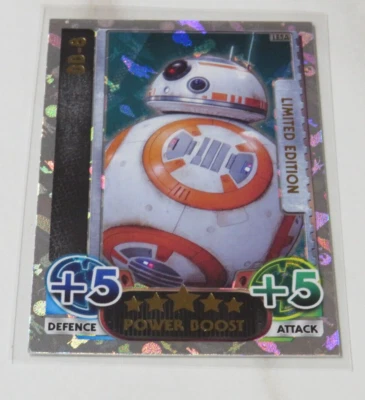 Star Wars Topps Force Attax Rarer Hologram Limited Edition Card BB8 A1💥💥💥 - Image 1 of 3