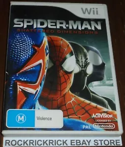 NINTENDO WII GAME SPIDER-MAN SHATTERED DIMENSIONS PAL INCLUDES MANUAL - Bild 1 von 3