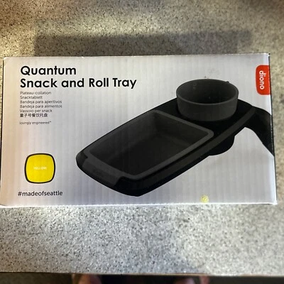 **NUEVO EN CAJA** Bandeja para aperitivos y paseos Diono Quantum, amarilla y negra Foto 1 de 2