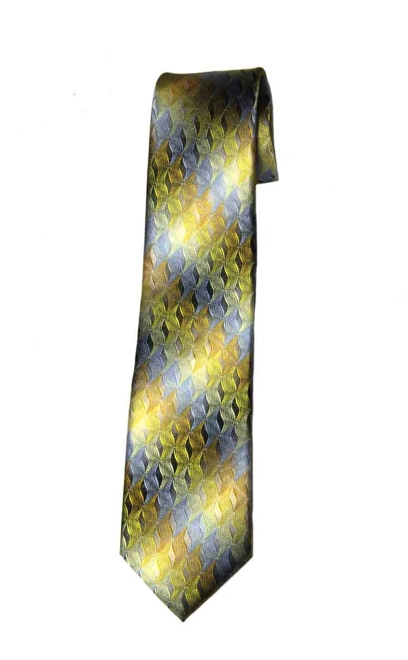 Галстук галстук VAN HEUSEN из шелковой смеси многоцветный волнистый геометрический мужской - Изображение 1 из 1