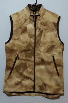 Browning Men's XL Hero Fit Speed Backcountry A-Tacs Camo Vest NWT - Image 1 of 4