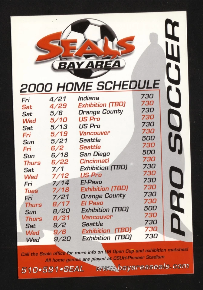 湾区印章--2000 磁铁时间表--联盟 — 第 1/1 张图片