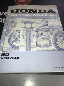 Honda Service Manual VFR750F 1991 Model Used Vintage - Picture 1 of 2