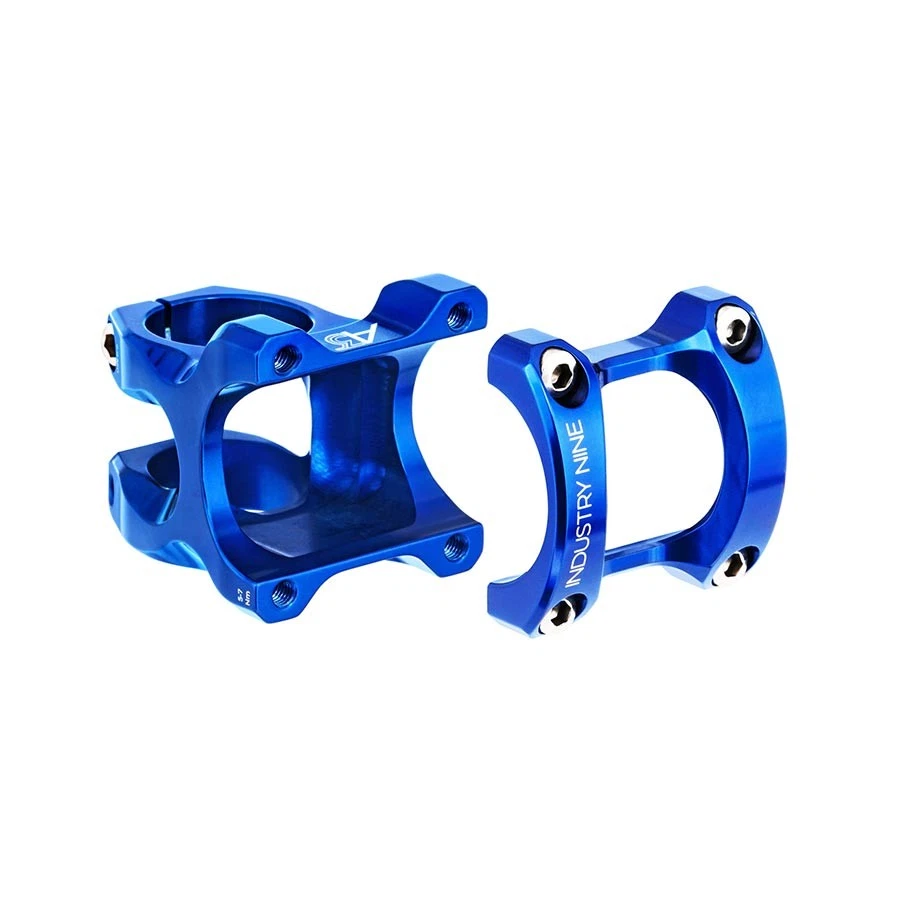 New Industry Nine A35 Stem Diameter: 35mm Length: 32mm Steerer: 1-1/8'' 9° Blue - Image 1 of 1