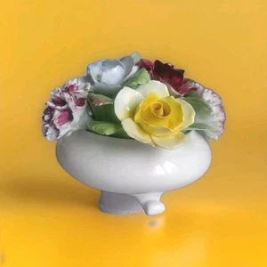 Royal Doulton große Blume Posy Ornament 9 cm hoch perfekt als Geschenk  - Bild 1 von 9