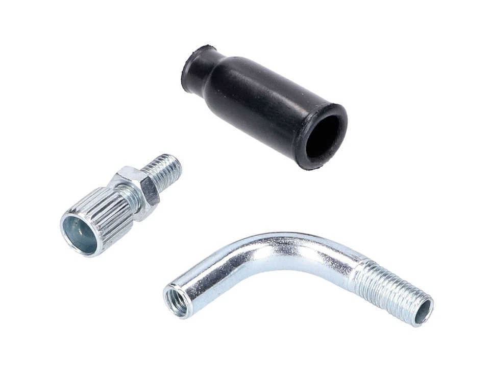 Throttle Cable Elbow Adapter 90° for Dellorto PHVA Carburettor 12-17.5mm - Image 1 of 1