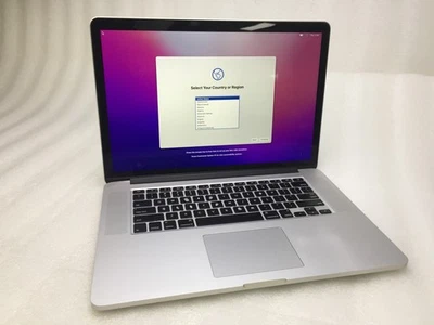 Apple MacBook Pro A1398 2015 Core i7-4770HQ 2.2GHz 16GB RAM 128GB SSD Monterey - Image 1 of 4