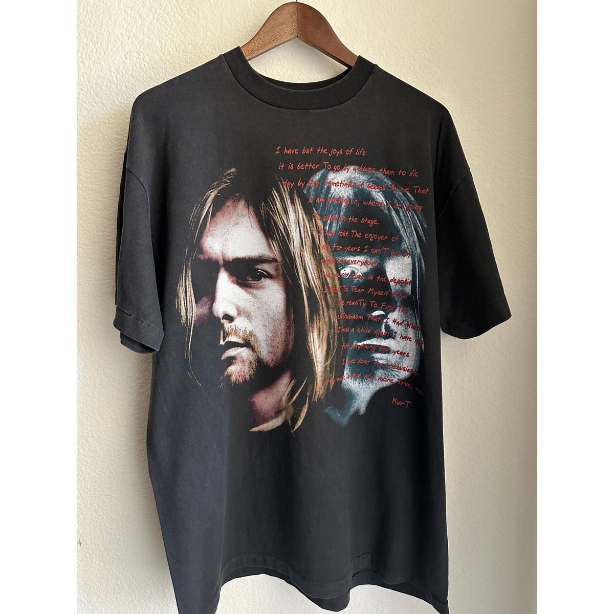 Kurt Cobain T Shirt Vintage In Men's T-Shirts | eBay Kurt Cobain T Shirt Vintage In Men's T-Shirts | eBay