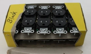 Hubbell CR20BLKTR Duplex Buchse (Box von 10) - Bild 1 von 8