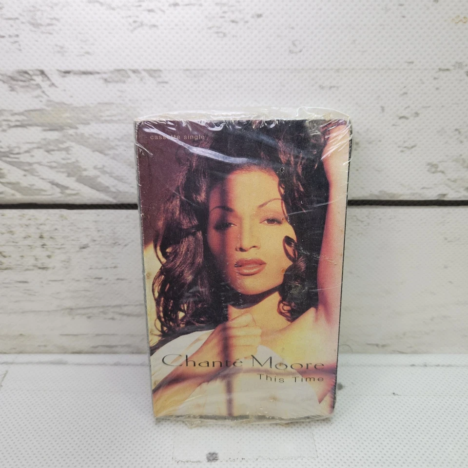 Chante Moore This Time Single 1995 Cassette Tape MCA Records 2 Songs Vintage New - Image 1 of 4