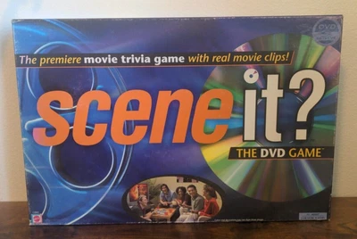 Scene It Premier Movie Trivia DVD Board Game by Mattel (Released 2003) - USED - Image 1 of 4