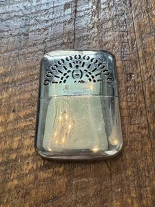 VTG Peterson’s Peacock Hand Pocket Warmer Made in Japan - Retro Chrome Finish - Picture 1 of 4