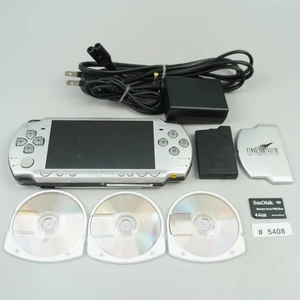 Sony PSP-2000 Console Silver Final Fantasy VII / Battery+Charger+Memory #5408 - Picture 1 of 16