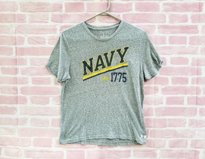 🔥 U.S. Navy Midshipmen Under Armour Gray Shirt Women's Medium M 1775 - Image 1 of 4