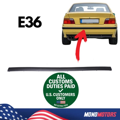 ESTILO MOLDURA CENTRAL PARACHOQUES BMW E36 BANDA TIRA MOLDURA TRASERA 51121960725 Foto 1 de 4