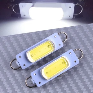 White Bulb 560 570 576 212-2 Festoon 44mm Loop 2 x Xenon LED COB Light Car JT - Picture 1 of 3