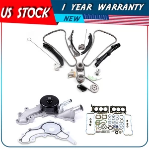 Timing Chain Kit Water Pump Head Gasket For 11-14 Dodge Avenger Chrysler 3.6L - Picture 1 of 15