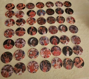 Lot of Vintage Upper Deck Michael Jordan NBA Caps - Picture 1 of 6