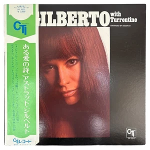 EX ORIGINAL LP GILBERTO WITH TURRENTINE S/T SR3313 CTI JAPAN OBI - Picture 1 of 3