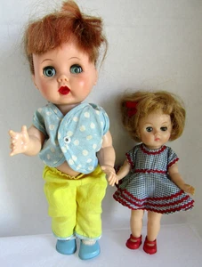 Muñecas Ginny R&B Bend Knee Littlest Angel y Vogue vintage años 60, arreglar o piezas - Imagen 1 de 7