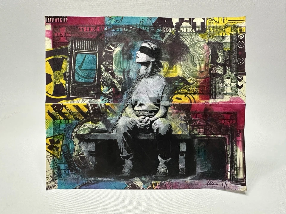 Chris Boyle - En la oscuridad - Moneda de dólares coleccionables arte dinero 1/1 Foto 1 de 4