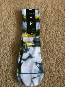 Stance MLB Baseball Socks Pittsburg Pirates Black White Camo Size Small - Picture 1 of 4