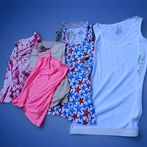 Set 5 camisetas sin mangas para mujer XLG (1 hoja completa) ver fotos - Imagen 1 de 12