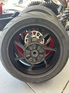 2020 - 2024 BMW S1000RR REAR WHEEL FORGED RIM TIRE BACK RIM STRAIGHT OEM - Picture 1 of 3