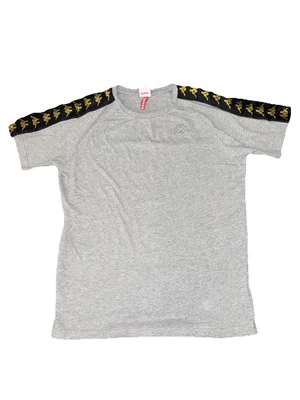 Camiseta Kappa Vintage Logo Gráfico Hombre Gris Mediano Manga Corta Foto 1 de 4