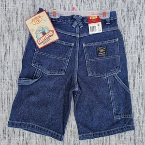 Boys Jeans Shorts Size 12 Route 66 Carpenter Y2K Vintage Denim - Picture 1 of 10